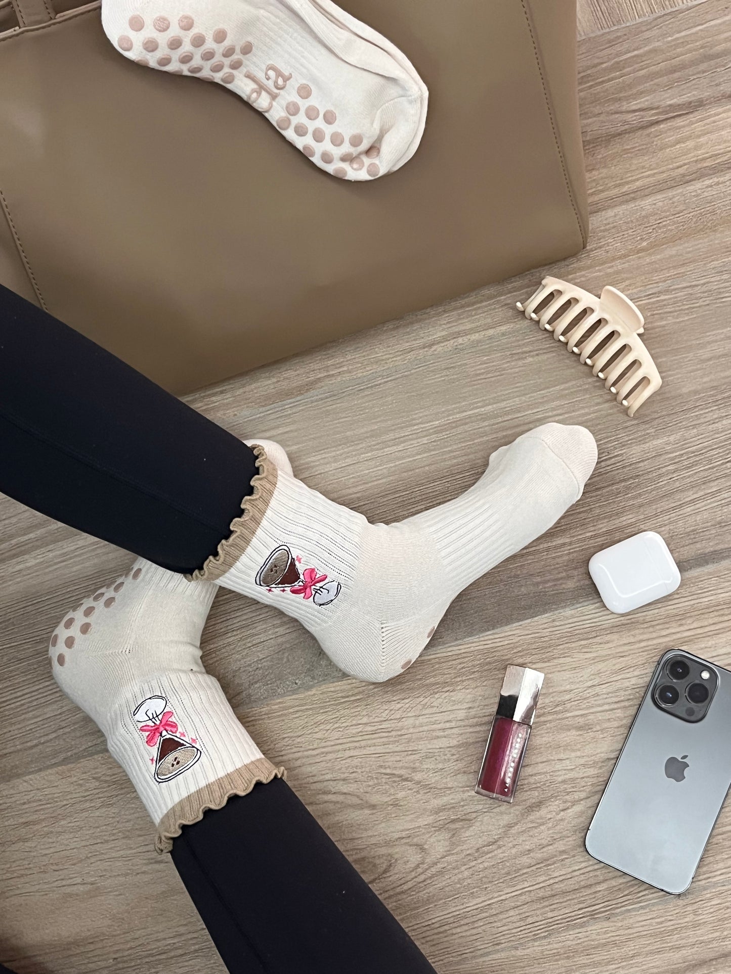 Grip Socks - Espresso Martini
