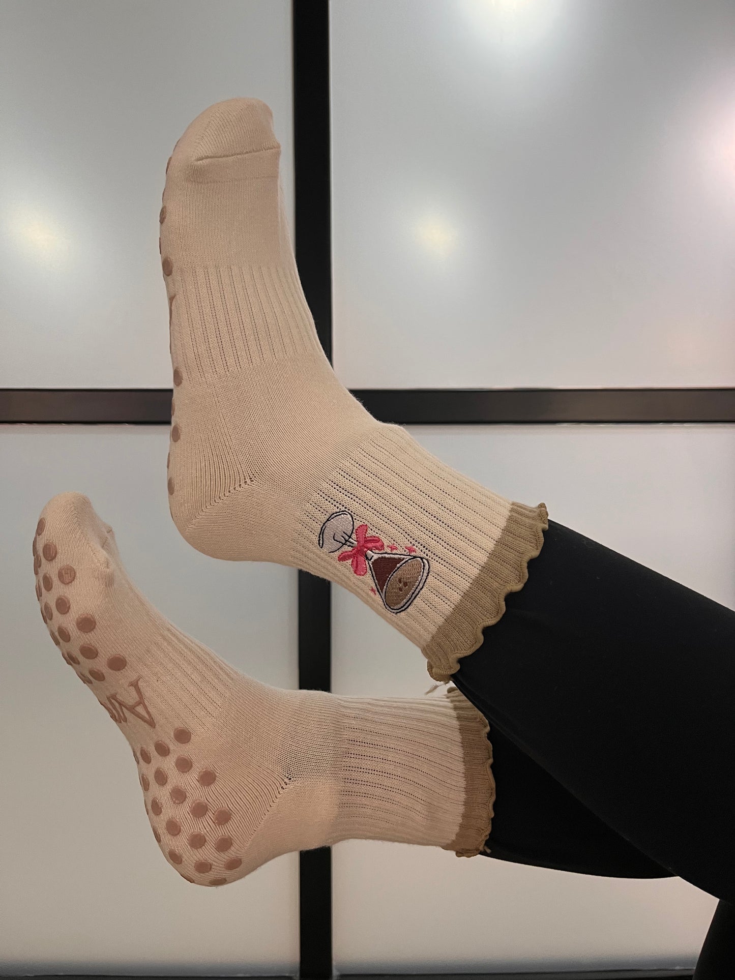 Grip Socks - Espresso Martini
