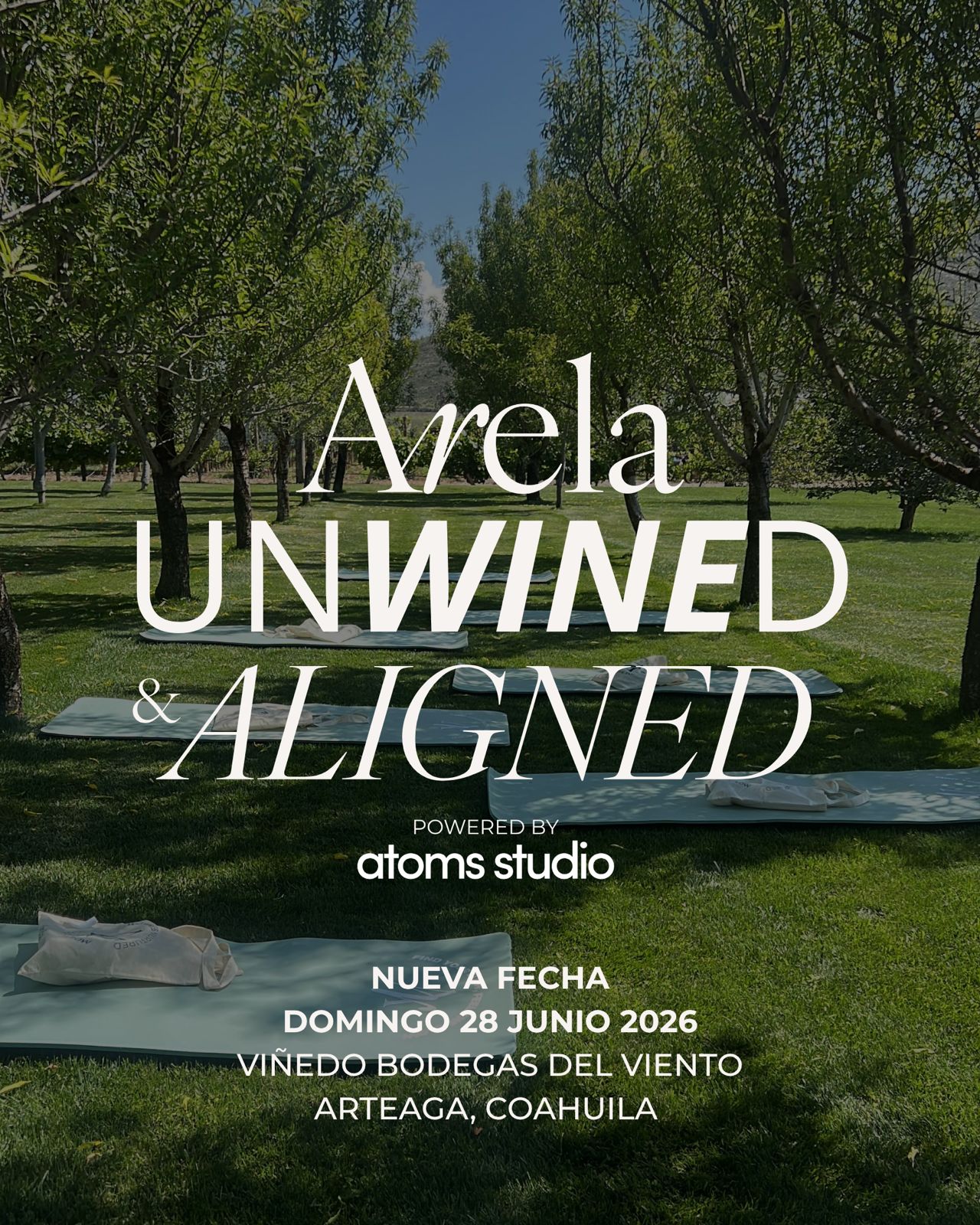 Evento Aniversario Arela Unwined & Aligned