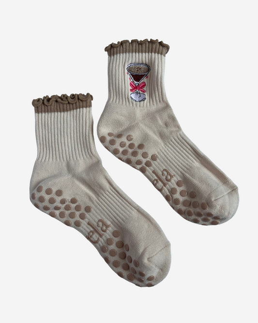 Grip Socks - Espresso Martini