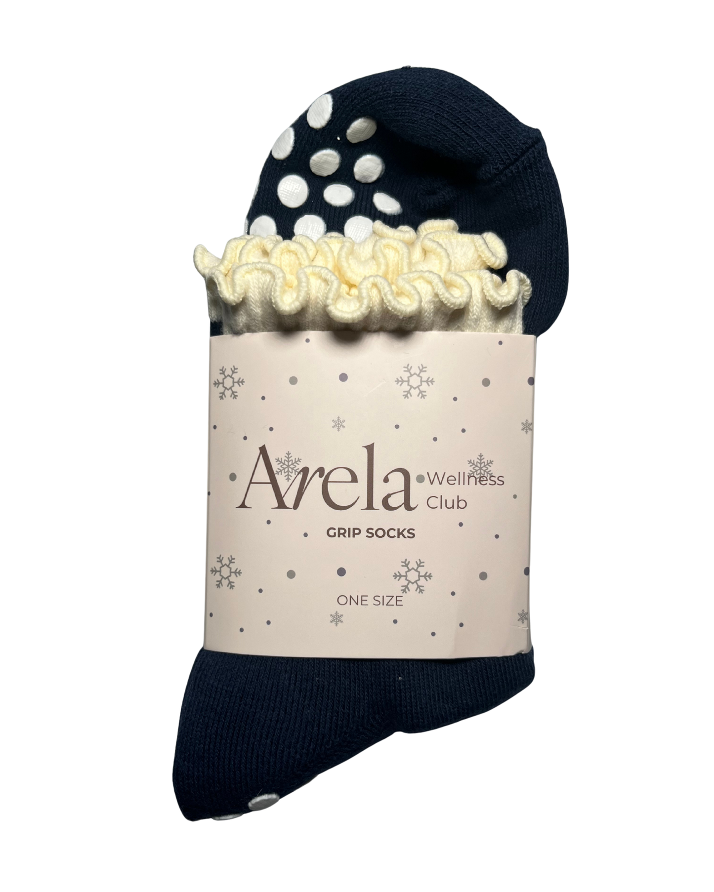 Grip Socks - Midnight Croissant