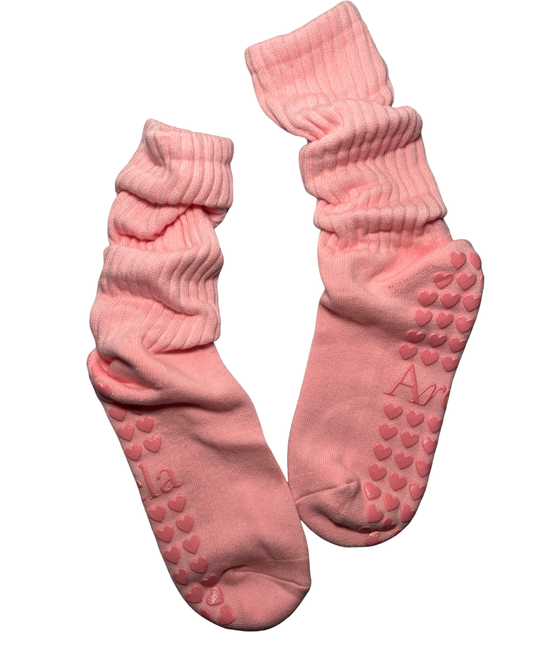 Grip Socks - Cozy Rosé