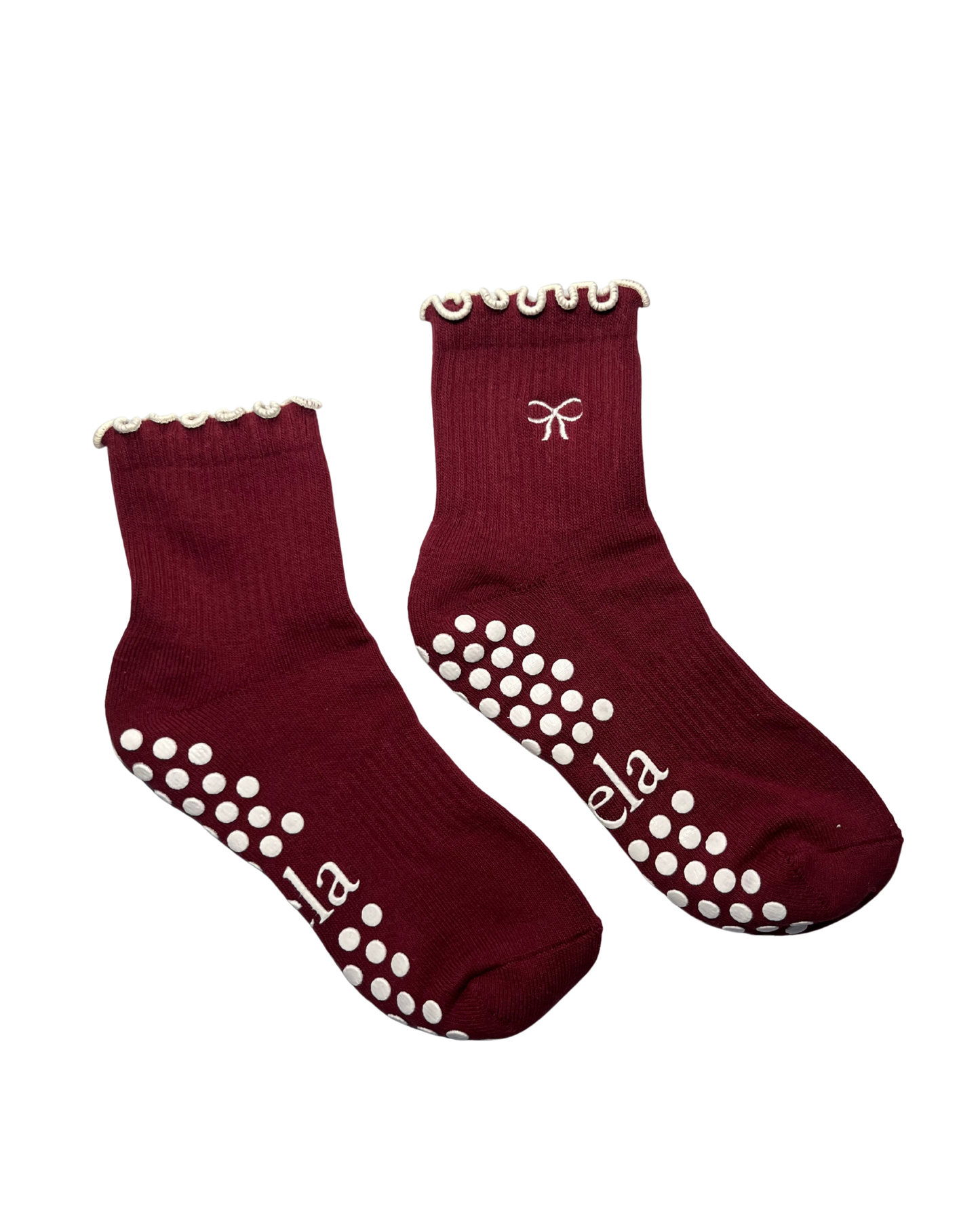 Grip Socks - Velvet Wine