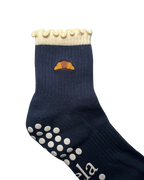 Grip Socks - Midnight Croissant