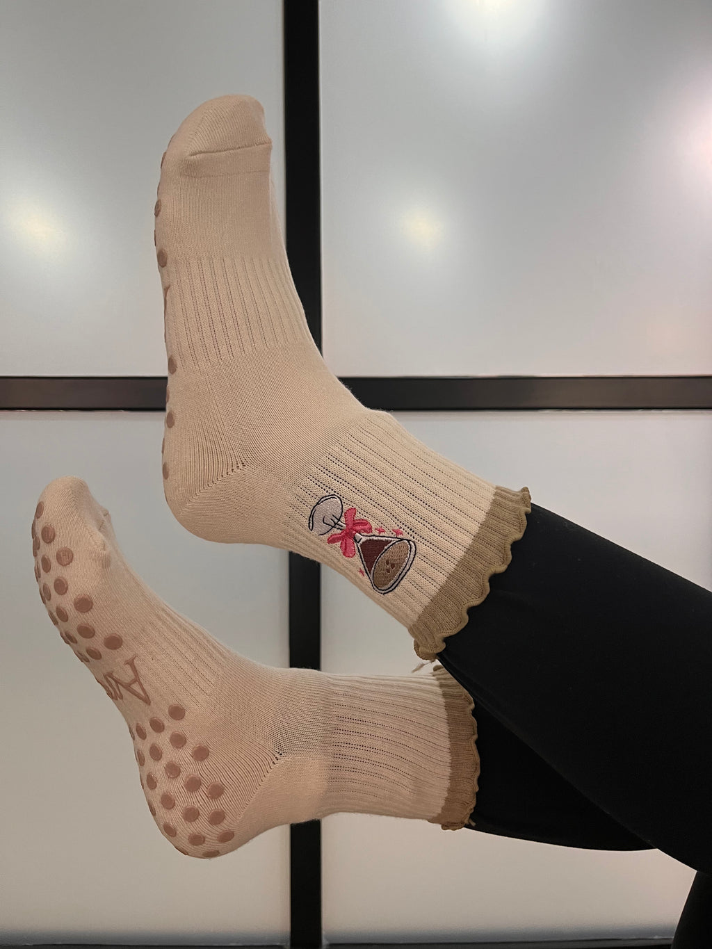 Grip Socks - Espresso Martini