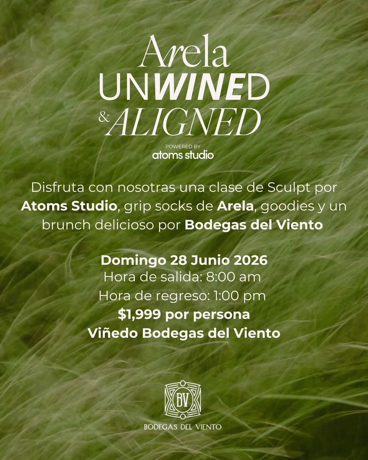 Evento Aniversario Arela Unwined & Aligned