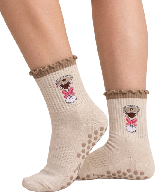 Grip Socks - Espresso Martini