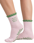 Grip Socks - Strawberry Matcha