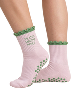 Grip Socks - Strawberry Matcha
