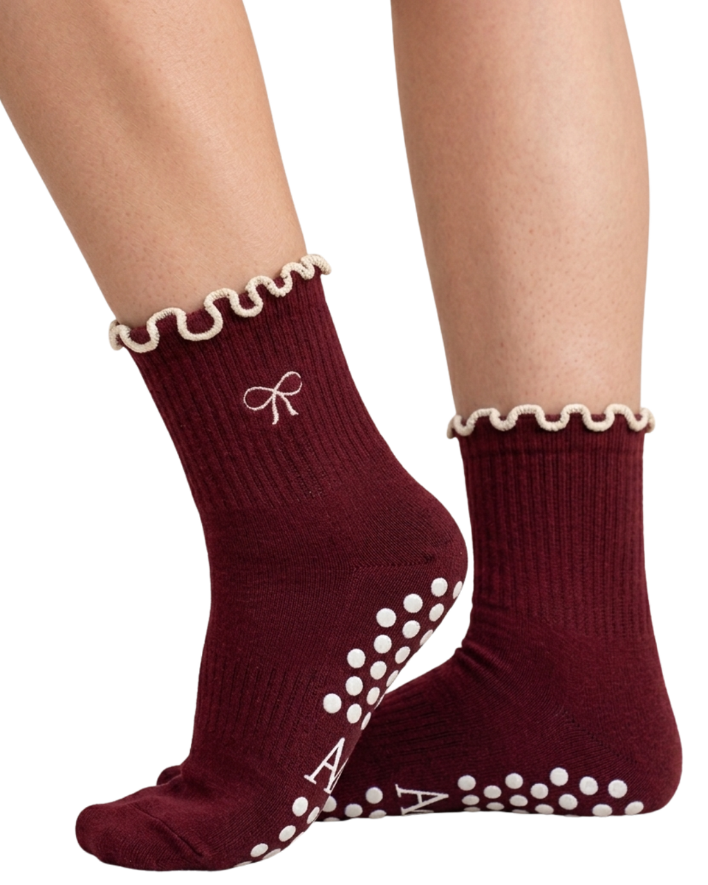 Grip Socks - Velvet Wine
