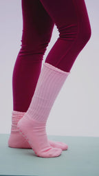 Grip Socks - Cozy Rosé